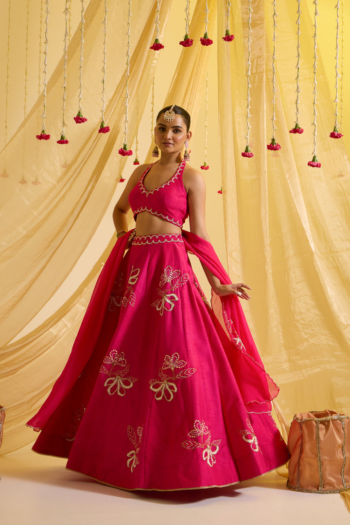 Fuscia Pink Lehenga