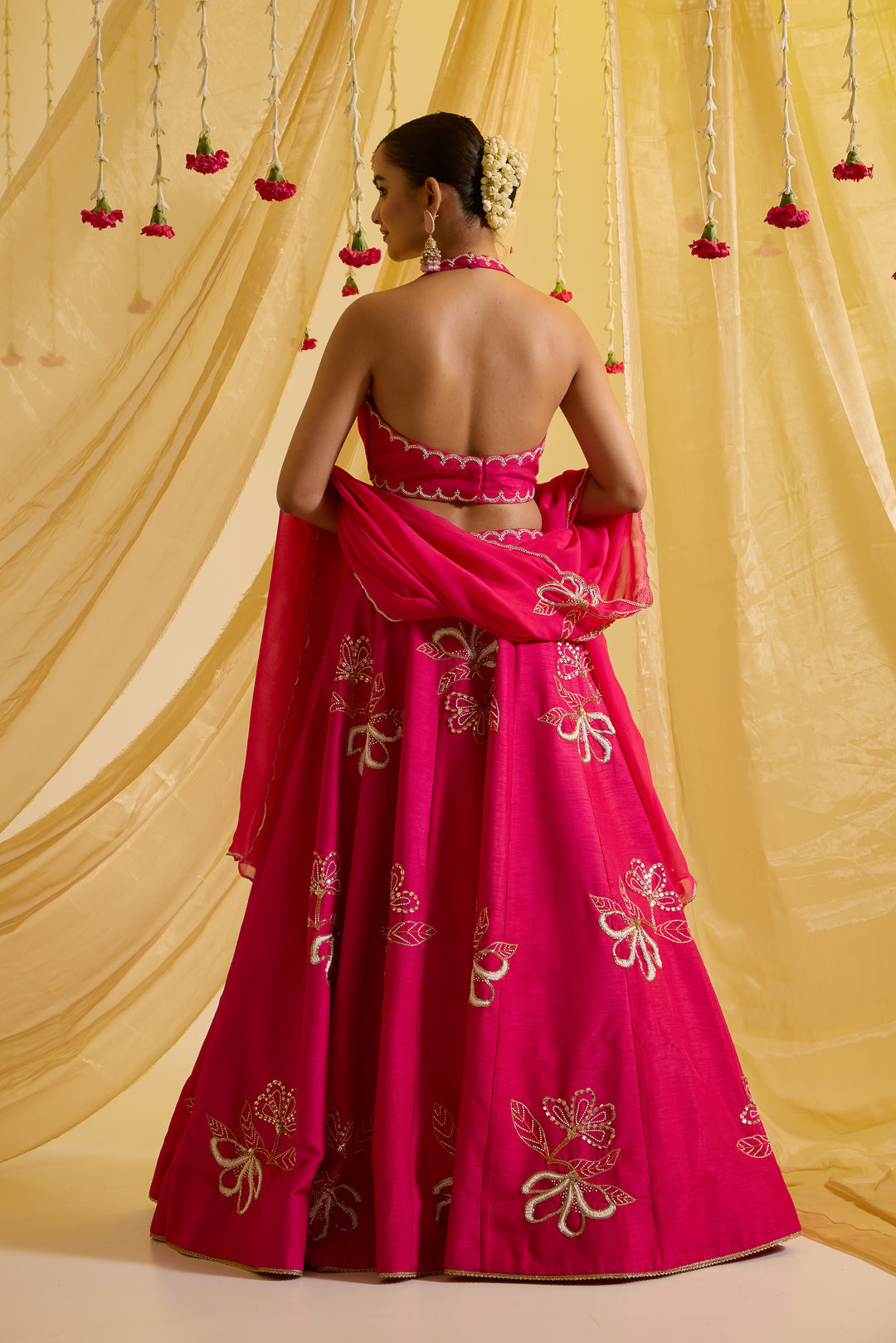 Fuscia Pink Lehenga