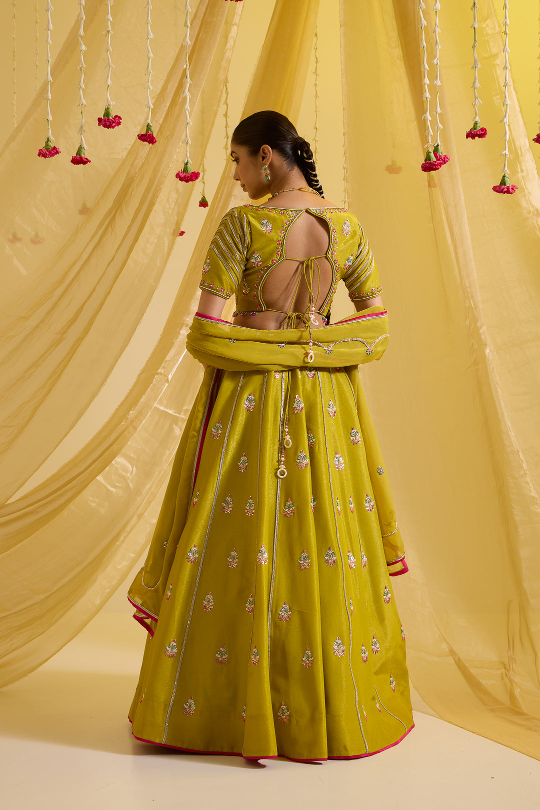 Lime Green Lehenga