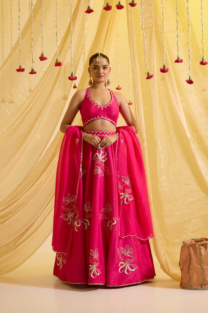 Fuscia Pink Lehenga